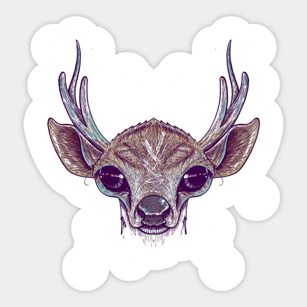 The Deer Sticker by AhmadMujib